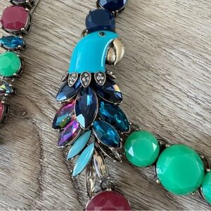 Turquoise Parrot Statement Necklace, Bracelet, earring- Women Jewelry